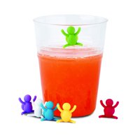 Ghidini - Set 6 Marcadores Silicona Para Vasos