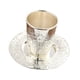 thumbnail image 5 of Copa Kiddush Con Platillo, Taza De Té, Vajilla, Cáliz Para Festividades De Shabat, 5 of 5