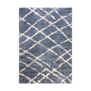 Dib - Alfombra Shaggy Design 180X275 1381 Aqua