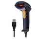 thumbnail image 2 of Escáner láser de código de barras USB WoneNice, portátil con cable, negro, 2 of 8