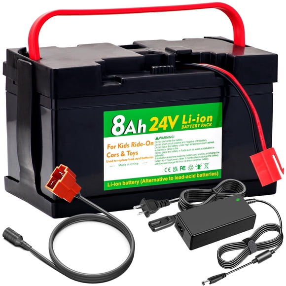 Batería UNIKARO 24V 8Ah de Litio con Cargador 110V