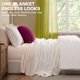 thumbnail image 2 of Manta UGG Whitecap Queen 228 cm x 228 cm Blanca, 2 of 7