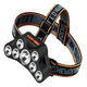thumbnail image 1 of Linterna Frontal 7 Led Impermeable Recargable Usb Luz Negro, 1 of 3