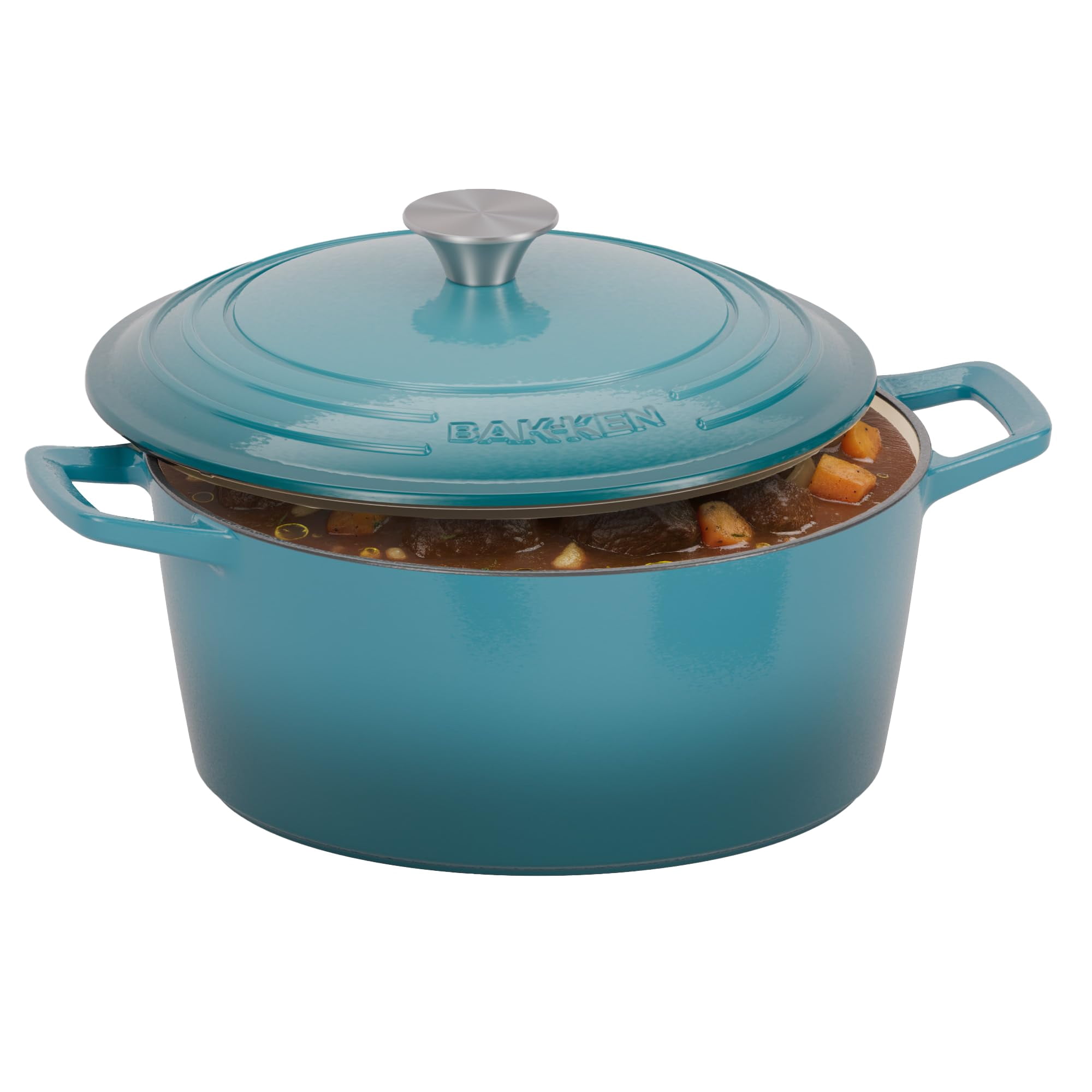 Olla Holandesa Bakkenmaster De Hierro Fundido Esmaltado 5,7 L Apta Para Horno