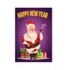 thumbnail image 4 of Exterior Jardín Patio Césped Bandera Bandera Navidad Papá Noel Fumar Papá Noel, 4 of 5