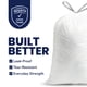 thumbnail image 2 of Bolsas de basura Plasticplace de 8 galones, color blanco premium (100 unidades), 2 of 7