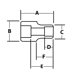 thumbnail image 5 of Juego de Dados Williams 7 piezas 3/8" de carraca, 8 puntos, cromo pulido, 5 of 7