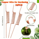 thumbnail image 1 of JETO Paquete de 10 Estacas de Planta de Cobre para Electrocultivo de 6 Pulgadas Alambre de Cobre Suave Estacas de Jardín Verduras, 1 of 11