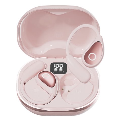 Aaronmei Auriculares Inalámbricos Con Traducción Ai Rosado