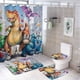 thumbnail image 1 of Juego de Cortina de Ducha 4 Piezas Desmarcar con Alfombras de Baño, 1 of 6