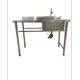 thumbnail image 3 of Lavafondos Industrial De Acero Inoxidable 120x60 cm Secador Izquierdo con Griferia de Regalo + desague y sifón, 3 of 8