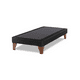 thumbnail image 1 of Base Elegante Cama Europea 1.5 Plaza 105x190 CM Negro Felpa, 1 of 3