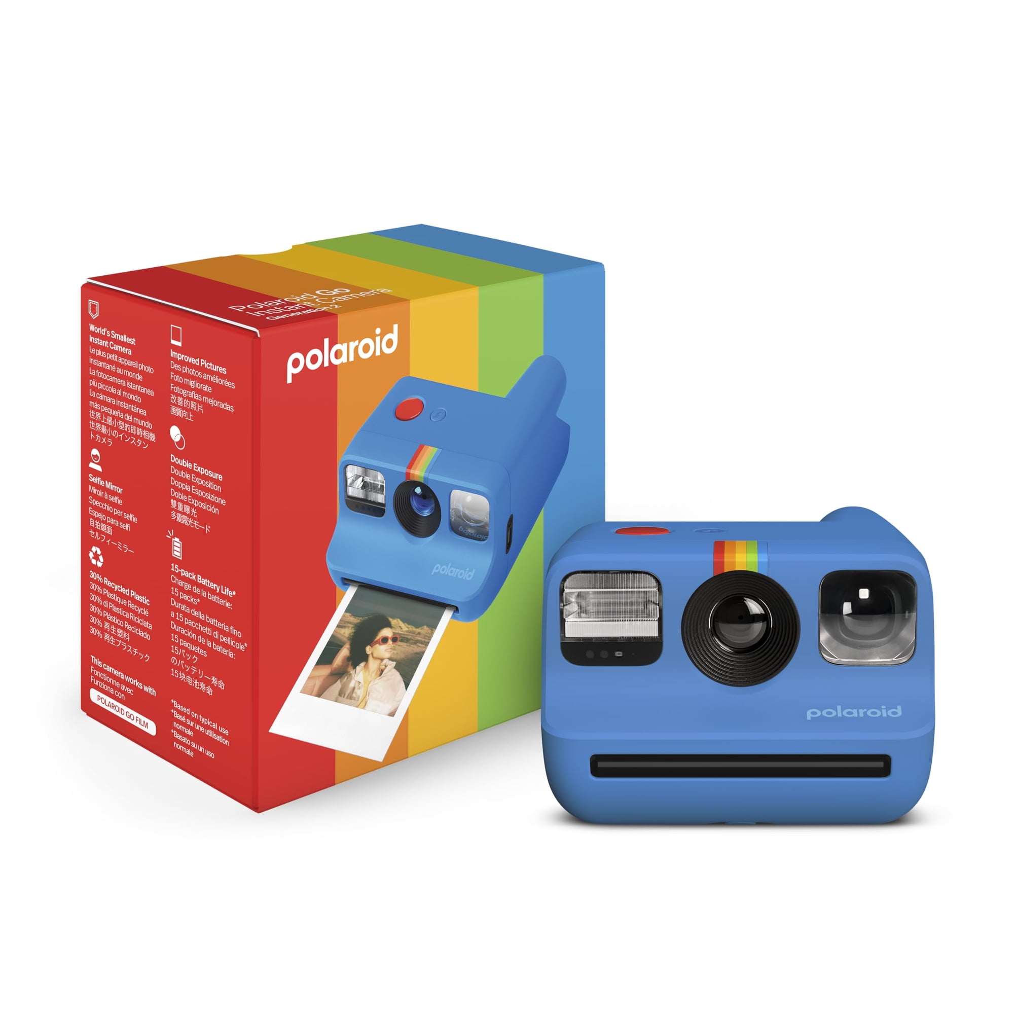 Cámara De Película Instantánea Polaroid Go Generation 2 Blue