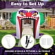 thumbnail image 5 of Arco inflable de Halloween ZPISF con forma de payaso gigante de 3 m para decoración exterior, 5 of 6