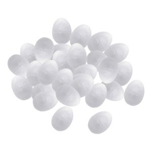 Magideal - Adornos De Huevos De Pascua, De Pintura De Bricolaje Colgantes Artesanales Decorativos Huevo De Espuma De Corona De Huevo Para Decoración De , Los 8Cm