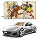 thumbnail image 1 of Los Archies Parasol para Parabrisas Delantero Protector Plegable, Visera Solar para Auto Bloquea Rayos UV Mantiene tu Vehículo Fresco140cm*76cm, 1 of 6