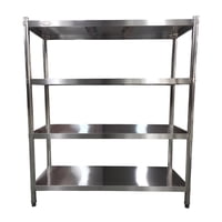 Prochef - Estante 4 Bandejas Lisas. 120X50X155 Cm. Acero Inox