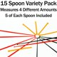 thumbnail image 4 of Micro Scoop SuperDosing.com Pack de 15 unidades (variedad 6-30 mg), 4 of 9