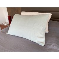 Purolino - Fundas De Almohadas Standard De Lino