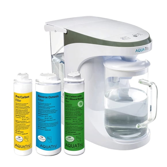 Purificador de agua AquaTru Alkaline Mineral Boost 1.9L