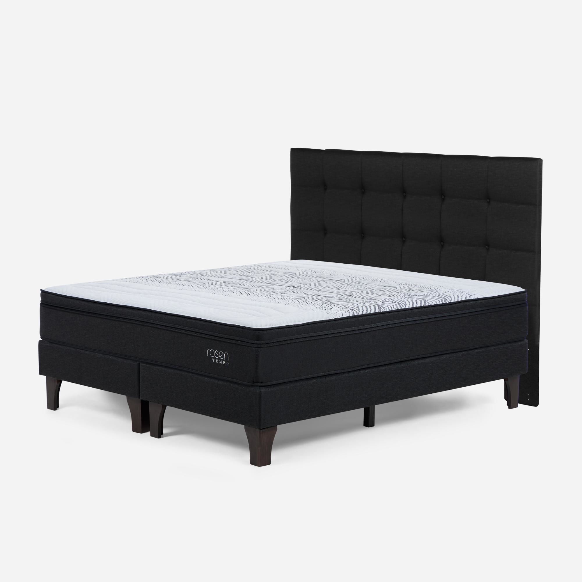 Cama Europea Tempo Respaldo Issey King