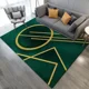 thumbnail image 1 of Alfombra 160x200 Moderna Elegante Decorativa Wym Círculo Verde Oscuro, 1 of 3