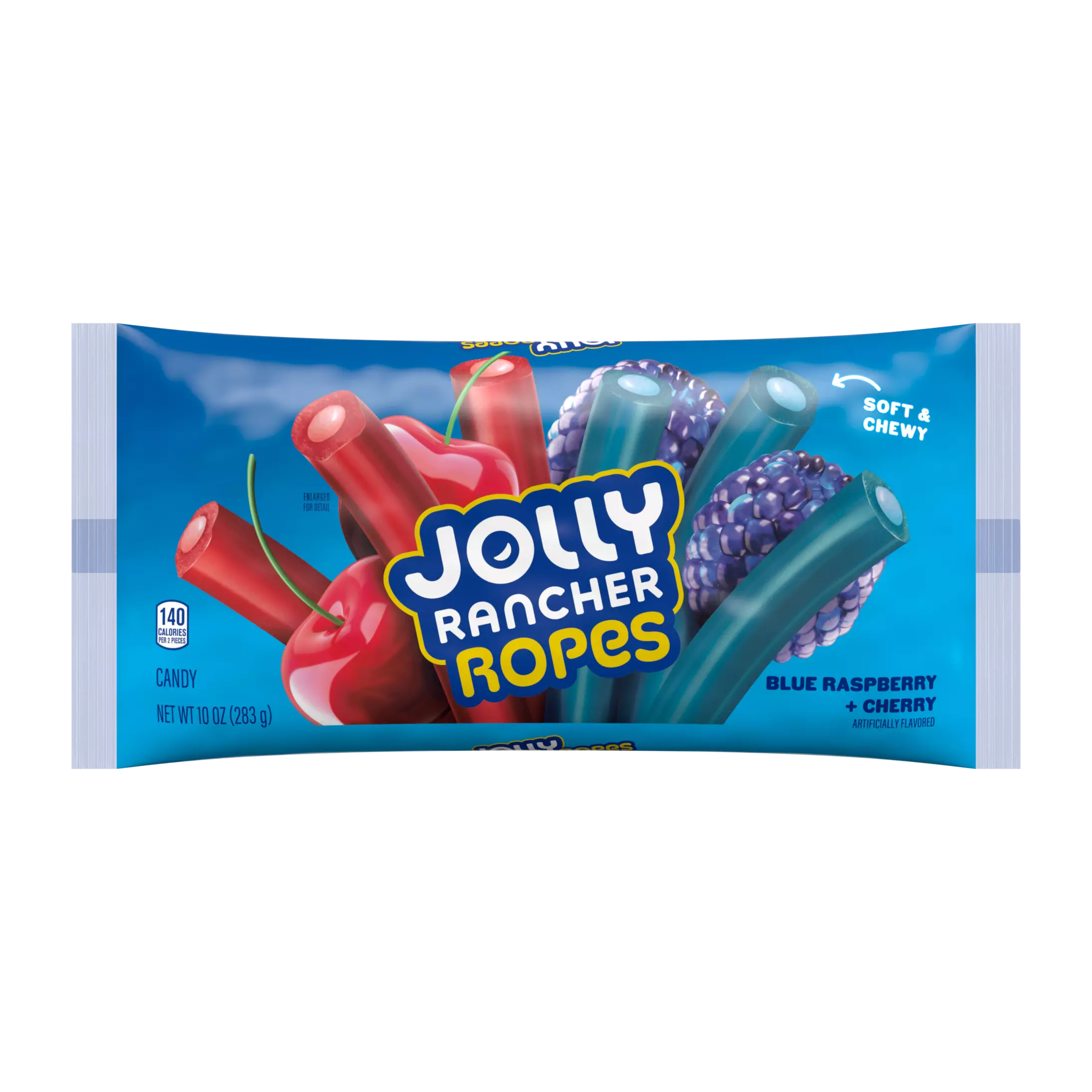 Masticables Ropes Frambuesa Azul Cereza Jolly Rancher 283 G