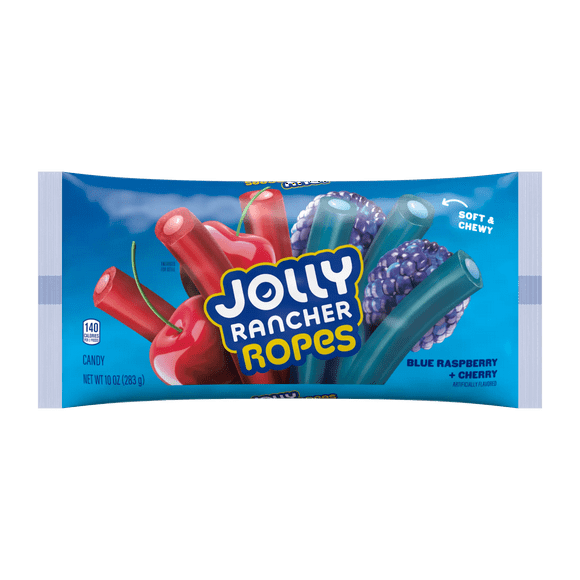 Masticables Ropes Frambuesa Azul Cereza Jolly Rancher 283 g