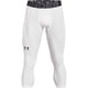 thumbnail image 1 of Leggins Under Armour Armour HeatGear 3/4 para hombre - Blanco/Negro, 1 of 3