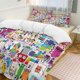 thumbnail image 2 of Number Block Bedding Set Duvet Cover Comfortable and Lightweight Cartoon Bedding 3 Piece Bed Set, 2 of 5