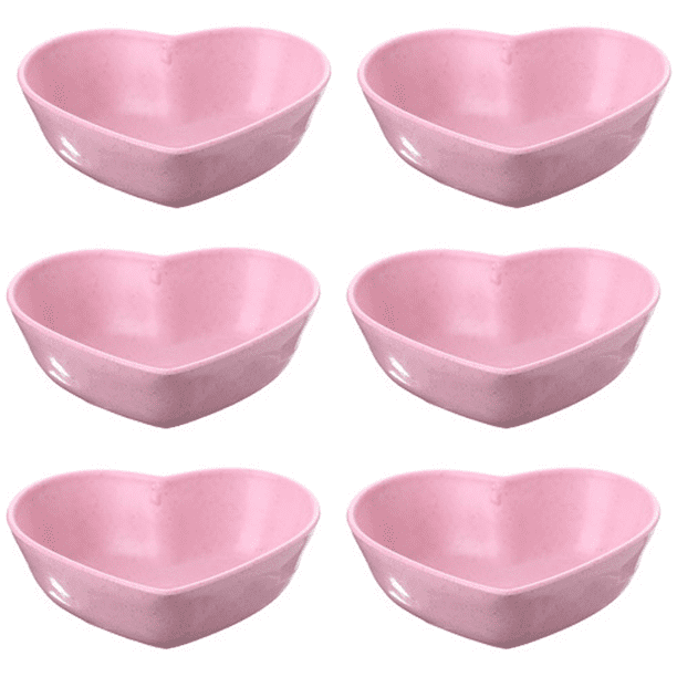 Juego de cuencos para mojar, cuenco con forma de corazón, plato de porcelana para salsa de soja, mini plato para condimentos para mermelada