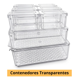 thumbnail image 2 of Organizador  refrigerador  Set  x  10 contenedores  transparentes con tapa, 2 of 3
