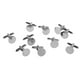thumbnail image 1 of 10 Piezas De Gemelos Para Hombre Puerta De Gemelos Respaldos De Espalda Blancos Hallazgos Joyería 15mm Plata, 1 of 3