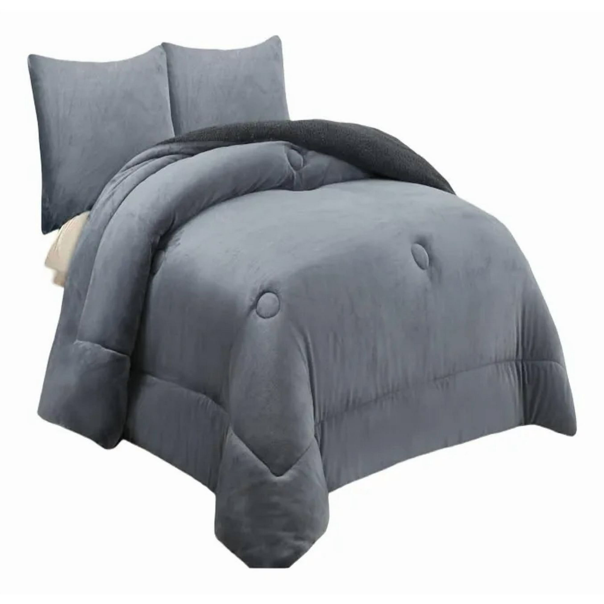 Genérico - Cobertor Invierno King Super King Color Gris