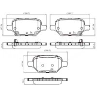 Pastillas Freno Para Auto Comline Cbp32436