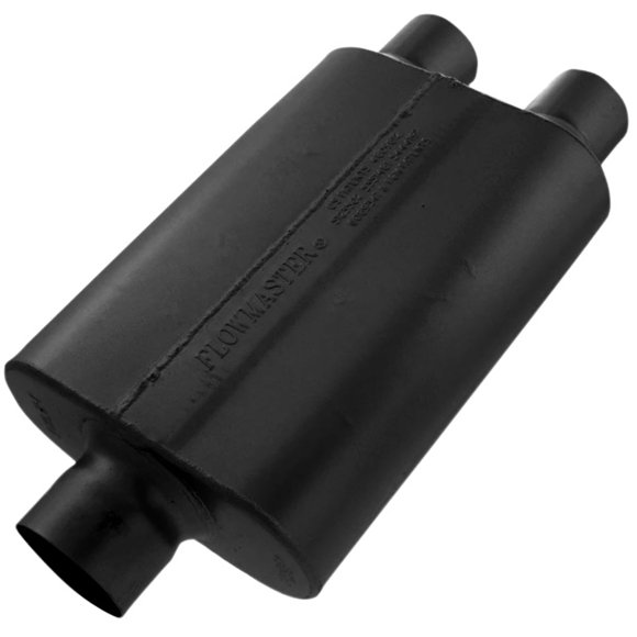 Silenciador Flowmaster Serie 40 3" Entrada Central 2.5" Salida Doble