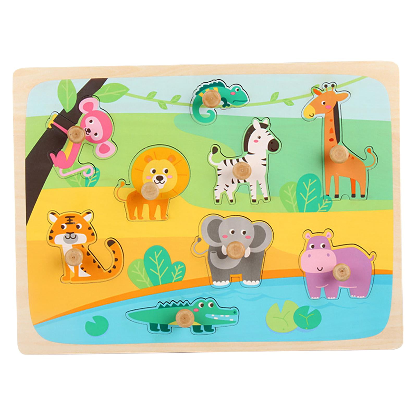 Bothyi - Tablero De Agarre De Mano Para Bebé De Juguete De Madera Para Niños Pequeños De 2, 3, 4 Y 5 Años, Regalo De Cumpleaños, Estilo A