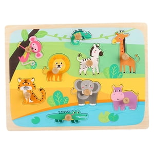 Bothyi - Tablero De Agarre De Mano Para Bebé De Juguete De Madera Para Niños Pequeños De 2, 3, 4 Y 5 Años, Regalo De Cumpleaños, Estilo A