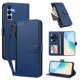 thumbnail image 2 of Funda con Billetera para [Samsung Galaxy A15] con Bolsillo Zipper y Tarjetero Azul, 2 of 6