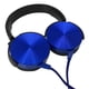 thumbnail image 3 of Audifono Extra Bass Microfono 3.5 MM Plug Estereo Azul, 3 of 3