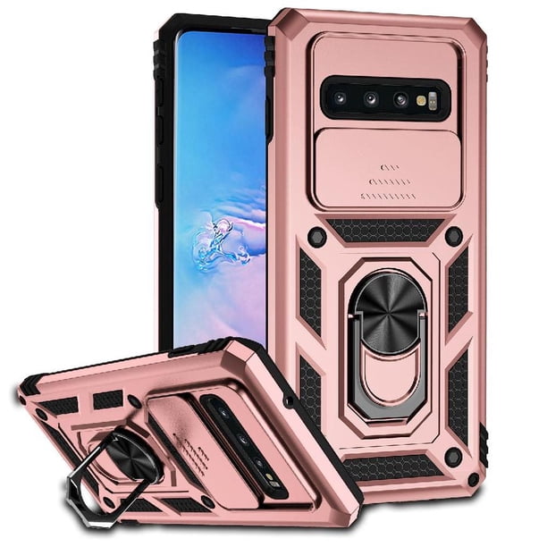 Estuche GANGXUN para Samsung Galaxy S10 Plus, soporte giratorio 360°, estilo mecánico y magnético