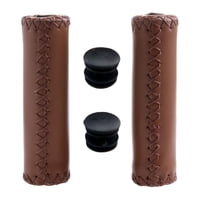 Magideal - Juego De 2 Manillar De Bicicleta, Empuñadura De Repuesto, Tubo Retro, Protección Cómoda, Antideslizante, Cuero Pu Para Bicicleta De Carretera, Piñón