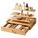 thumbnail image 1 of Organizador de maquillaje junyuan de 3 niveles en bambú 23x30x20 cm, 1 of 6