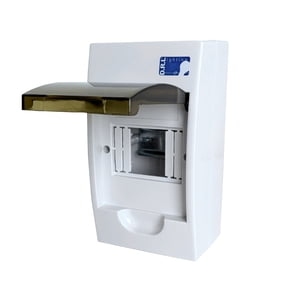 Tablero Eléctrico Sobreponer Drl 4 Modulos Tapa Clara Sec