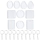 thumbnail image 4 of 20 Piezas DIY Llavero Colgante Fundición Silicona Molde Kit 5 Estilos Pendiente, 4 of 5