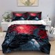 thumbnail image 1 of 3pcs BM-darknight Data Tunnel Gallop Themed Print 100% Polyester Bedding Set, 1 of 1
