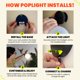thumbnail image 5 of Aplique de Pared Poplight Recargable Inalámbrico LED Regulable Salvia, 5 of 8