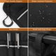 thumbnail image 3 of Bolsa lateral para silla de ruedas HIKASO para reposabrazos con portavasos, color negro, 3 of 7