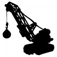 Rienda Libre Graphics - Decomural Wrecking Ball Construction Building Ws-17302