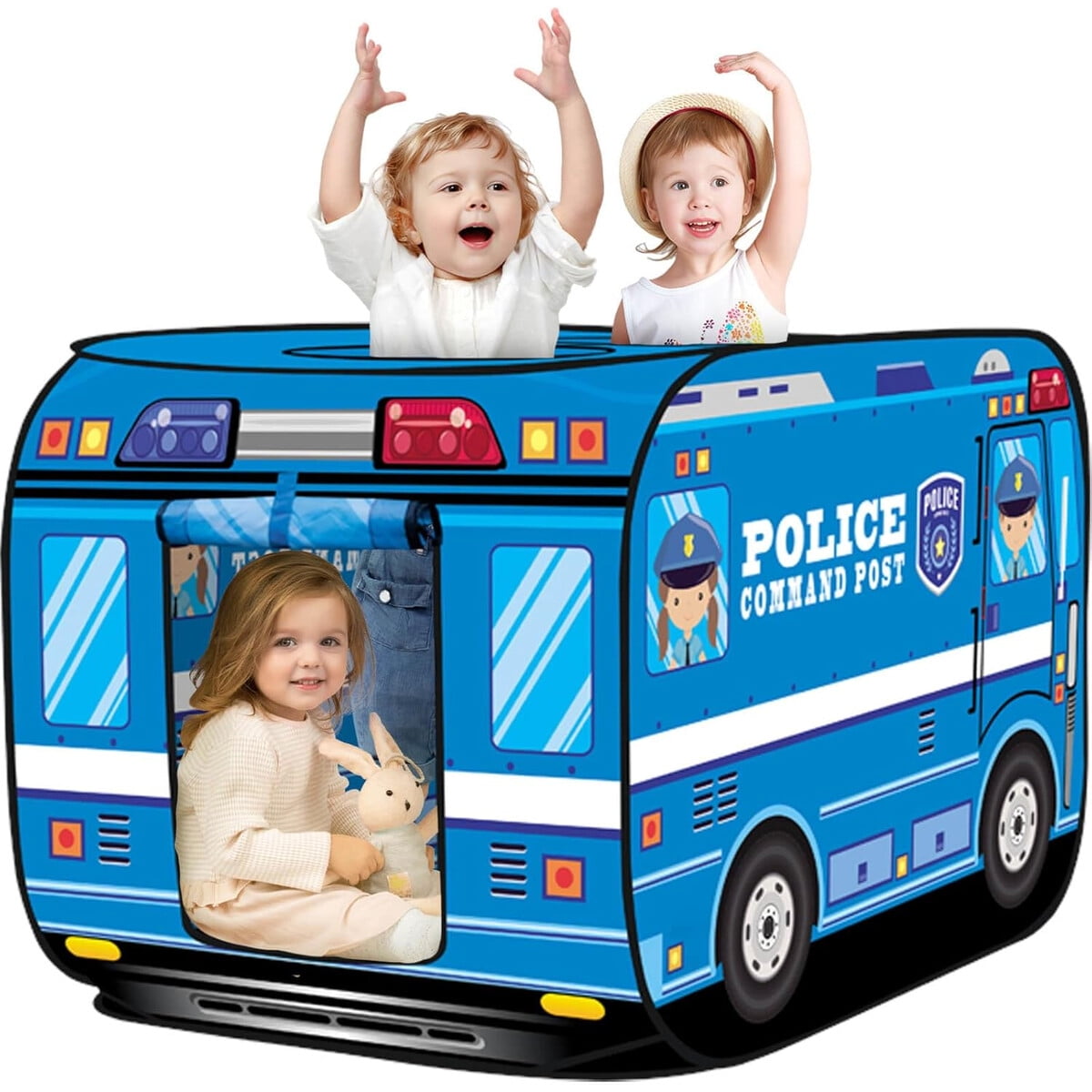 Carpa Britik Policía Pop Up 112x70x70 Cm Niños Niñas